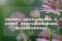 抖音点赞平台，抖音业务24小时在线下单，抖音点赞平台，探索用户互动与数据分析的新维度亿乐社区低价自营货源站