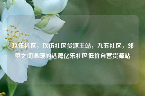 玖伍社区，玖伍社区货源主站，九五社区	，邻里之间温暖的港湾亿乐社区低价自营货源站  第1张